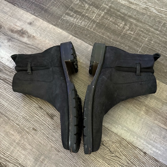 Fieramosca black suede chunky Chelsea boots size 7.5 - Picture 4 of 9